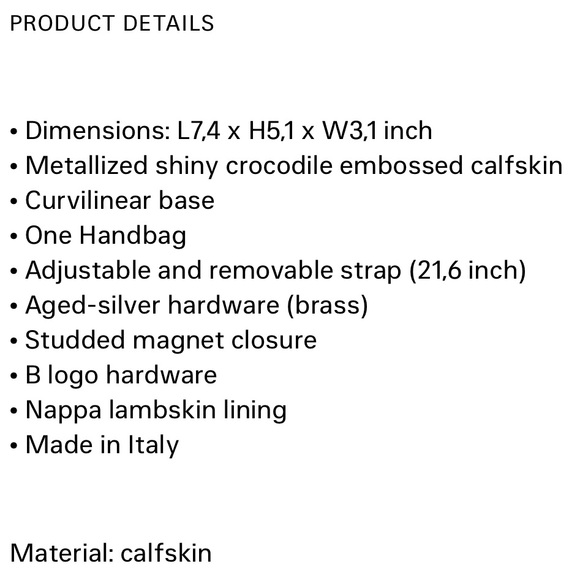 Balenciaga Hourglass XS Handbag Crocodile Embossed - Picture 7 of 8